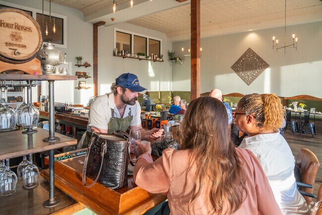 Town Commons residents have many dining options to choose from in downtown Brunswick.