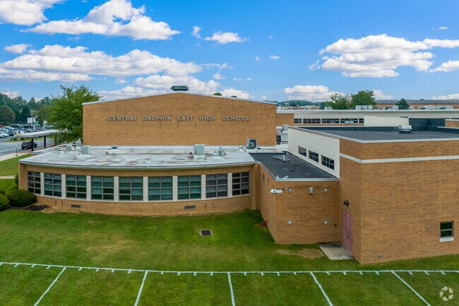 Older students attend the Central Dauphin East High School in Lawnton.