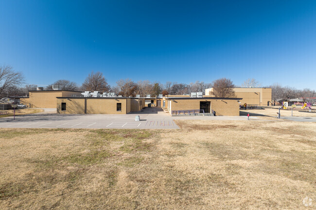There is plenty of outdoor space for recess at Abilene Elementary School.
