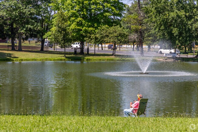Martin Lake Park is a favorite for locals to try their luck and cast a line.