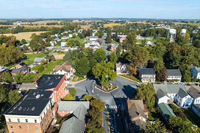 Maytown's main square is a defining feature in this town of classic architecture.