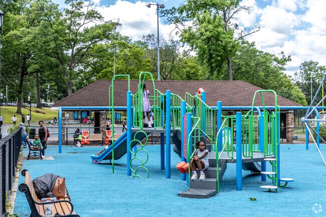 Explore the exciting playground at Ivy Hill Park, where every child can find an enjoyable activity just for them!