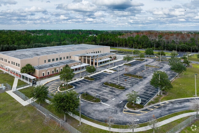 Columbia Elementary School provides ample east-side parking.