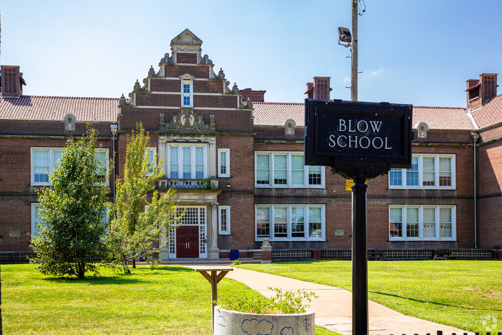 Neighborhood students in grades 6 through 8 attend Lyon Academy at Blow School.