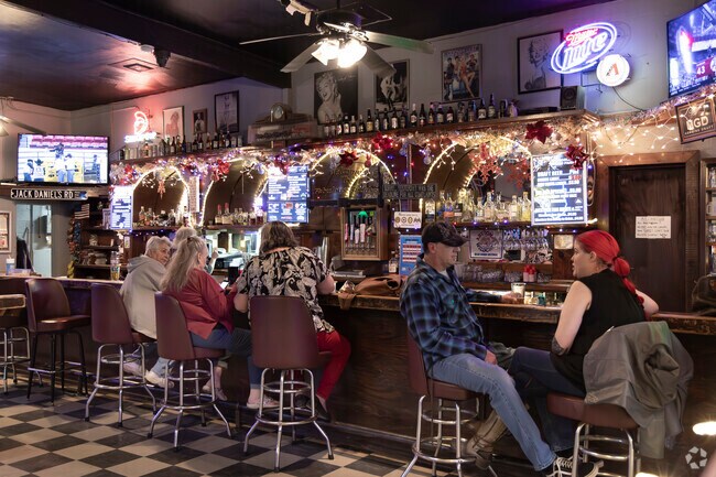 Play billiards or darts at Buddy’s Bar in Whetstone.