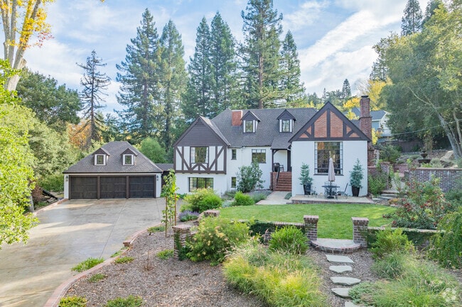 Central Orinda has some palatial properties on huge lots.