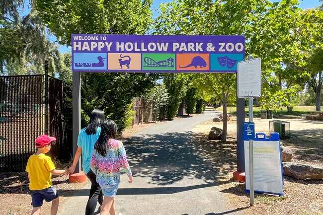 Childrens Love to Visit Happy Hollow Park & Zoo in San Jose.