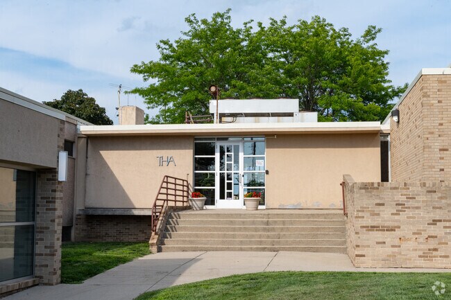 WAY Academy of Flint front entrance in East Village Flint.