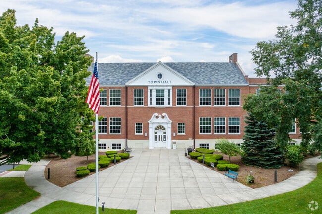 Town Hall in Old Saybrook is right at its center.
