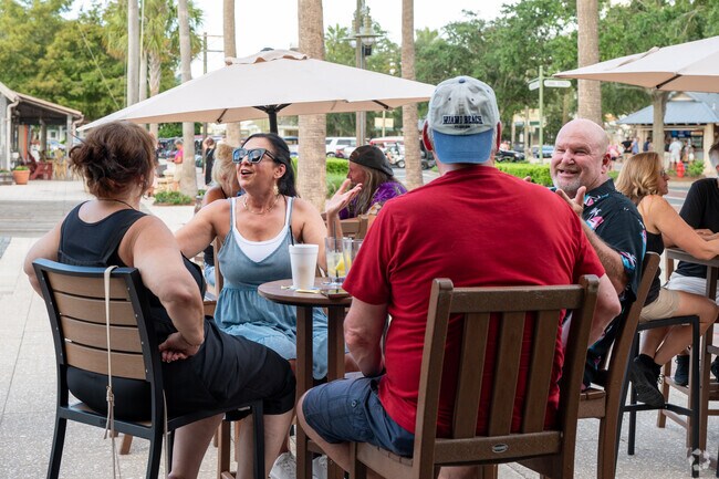 Village of Winifred friends and families gather at RJ Gators for food and socializing.