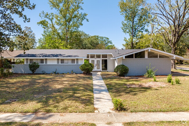 Midcentury Modern homes are available in Broadmoor and Sherwood neighborhoods.