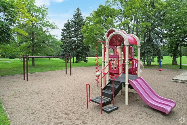KIPP North Star's playground provides students with a variety of play structures.