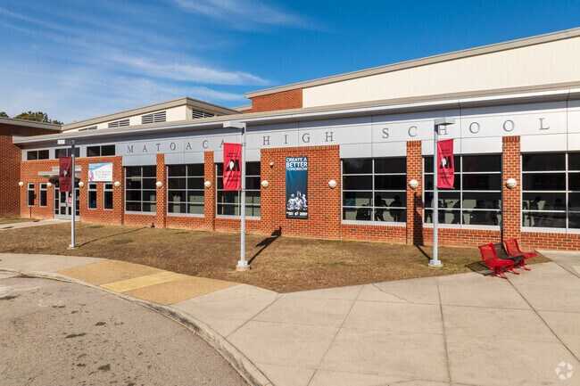Entrance to Matoaca High School.