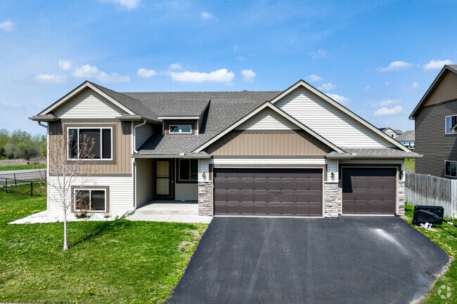 The Lynwood development is home to craftsman-style houses with three-car garages.