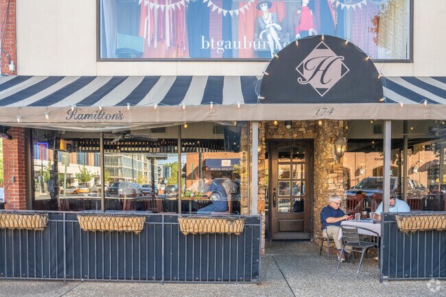 Residents can grab seat on the patio of Hamilton's on Magnolia and enjoy a meal after work.
