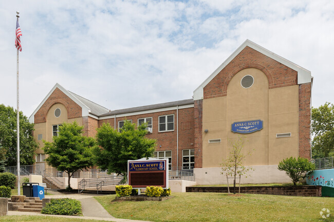 The Anna C. Scott School in Leonia, NJ is named after a favorite principal.