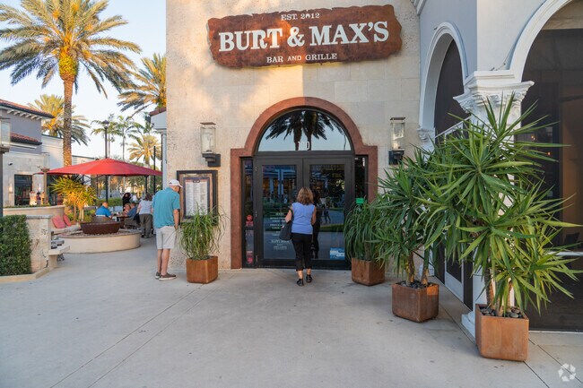 Stonebridge residents can frequently be seen enjoying the outdoor dining at Burts & Max's.