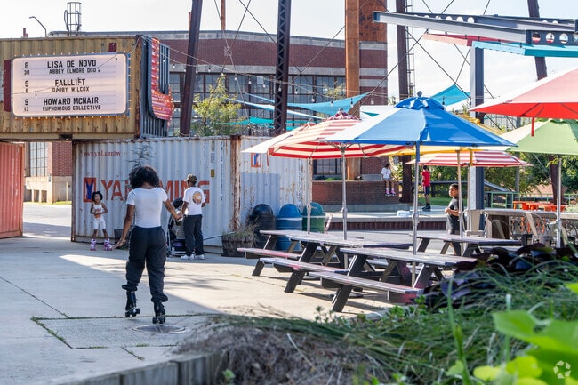 Camp North End has great spaces all around it that are easy to enjoy for Lockwood locals.