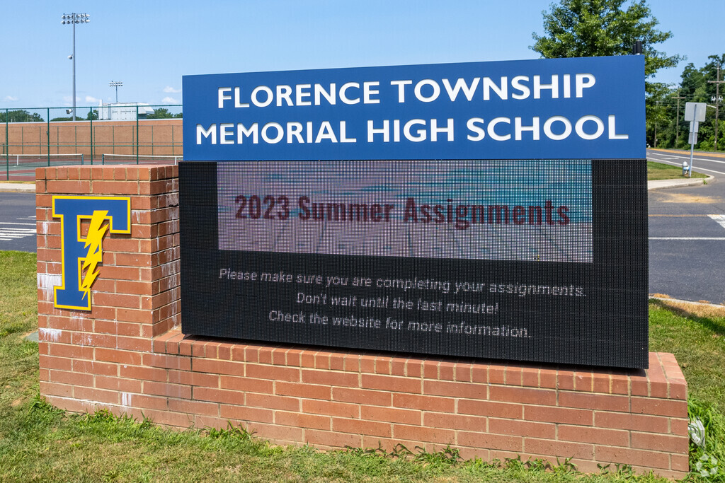 Students in Florence attend Florence Township Memorial High School.