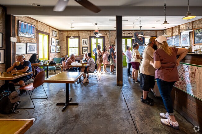 The Treme Coffeehouse serves espresso drinks & treats in a warm ambiance in Treme-Lafitte.