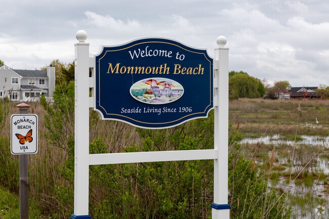 Monmouth Beach is a small beach community located on the Jersey Shore, known for its Victorian houses and the new multimillion-dollar homes.