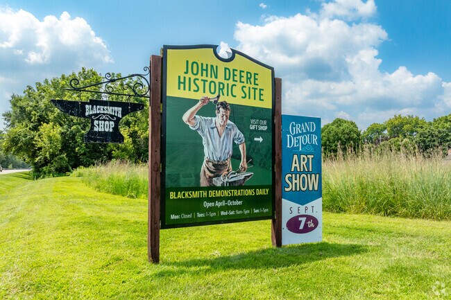 Blacksmith demos bring history to life at the John Deere Historic Site in Grand Detour.
