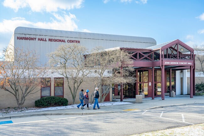 Harmony Hall Regional Center has regular live prefomances.