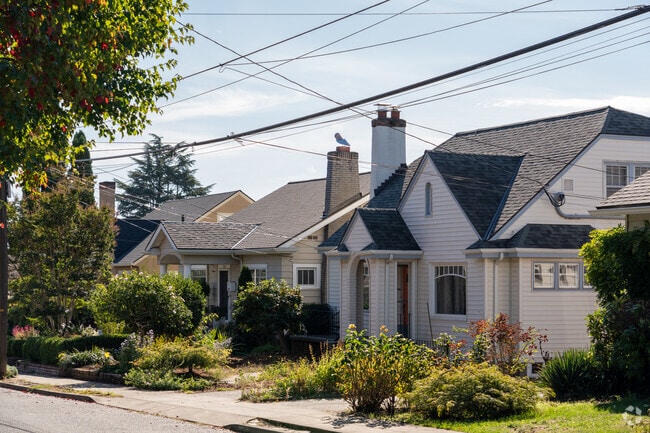 Well maintained sidewalks line the streets of the Mount Tabor neighborhood.