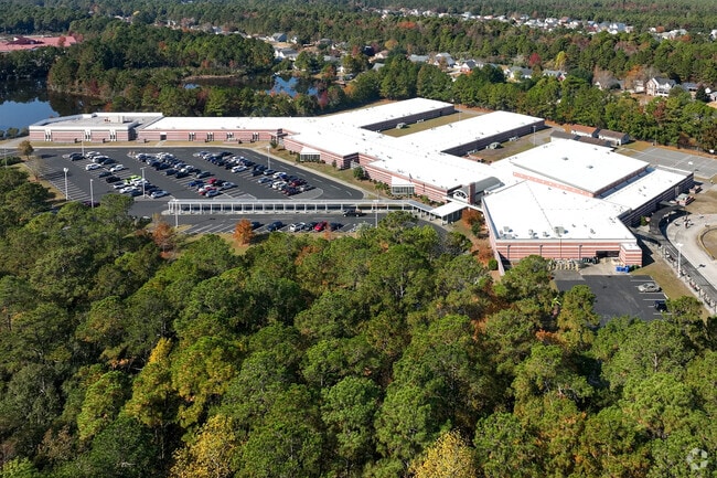 Forestbrook Middle School has a large campus.