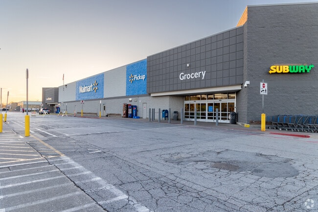 Nearby Walton Hills is a Walmart.