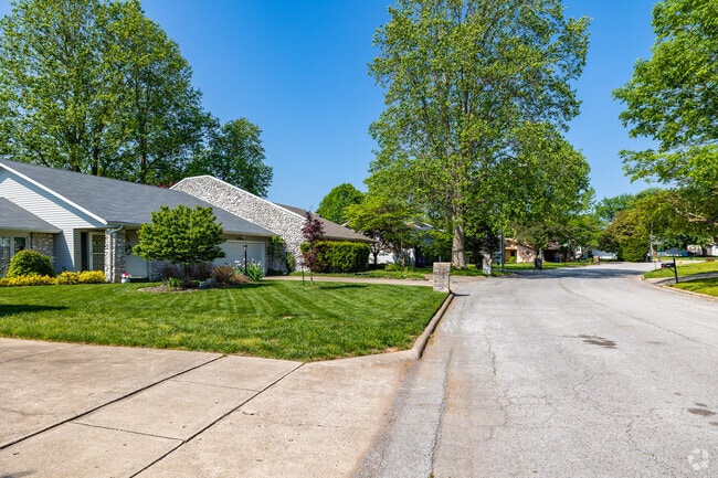 Older smaller homes line a residential street in the Lake Springfield neighborhood.