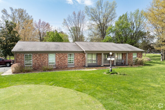 Brick ranch homes in Herrin offer classic charm and spacious suburban living.