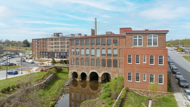 Revolution Mill is a vibrant live-work and creative event center in Greensboro.
