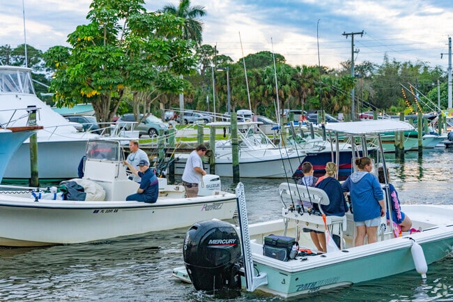 Port Salerno residents often go boating during a breezy afternoon.