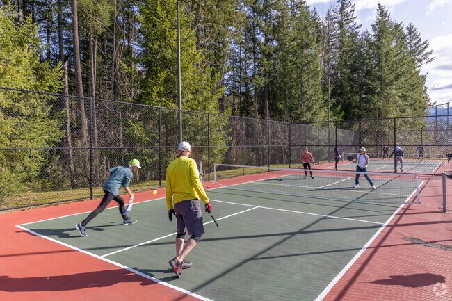 There are numerous places near Klahanie to play pickleball.