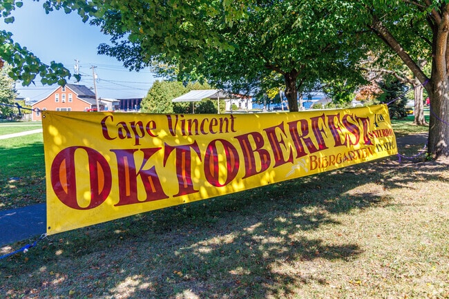 Every 4th Saturday in September, come to Oktoberfest at Cape Vincent Village Green.