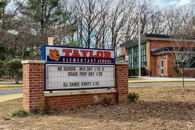Entrance to Taylor Elementary School