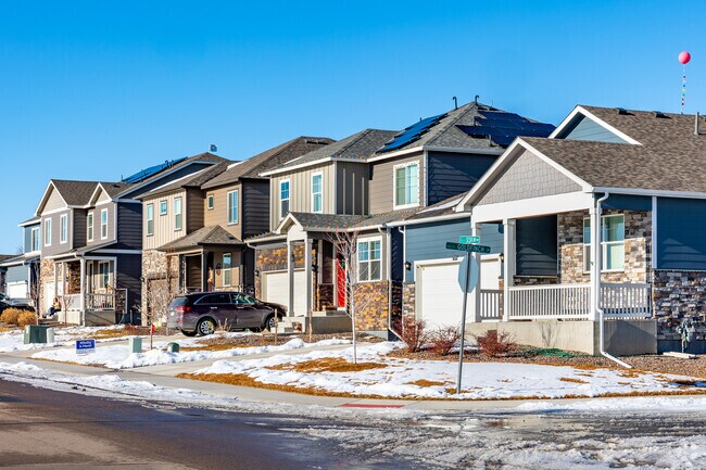 Modern traditional and craftsman style homes can be found at new subdivisions like Johnstown Village.