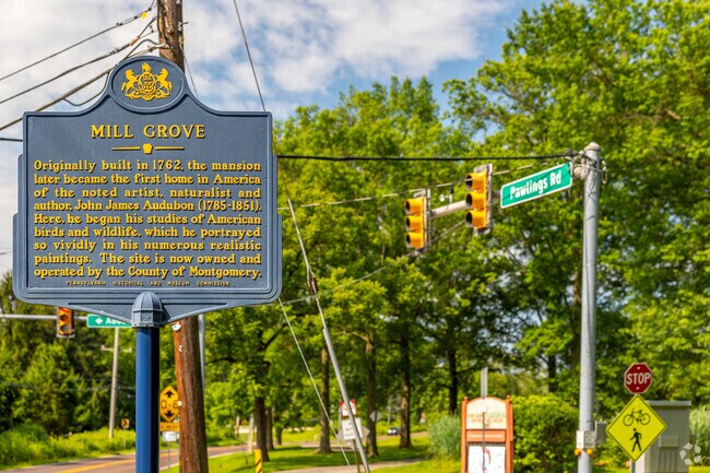 The first home in America of John James Audubon was built in 1762.