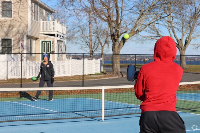 Collins Cove Playground has a newer Pickle Ball court.