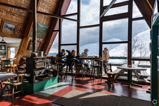 The Hatcher Pass Lodge is a destination for tourists and locals alike in Fishhook with great views, food and rental cabins.