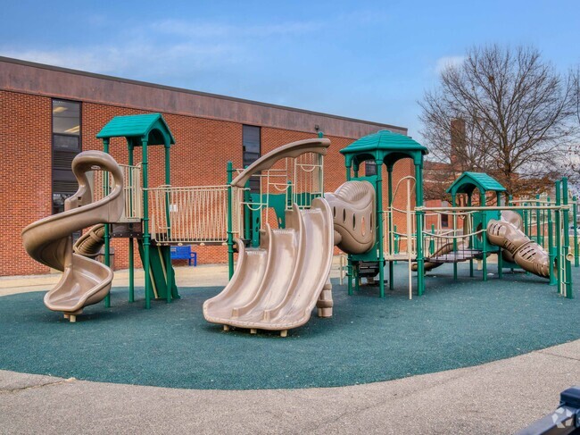 College Square Elementary has a fun playground for students to enjoy at recess.
