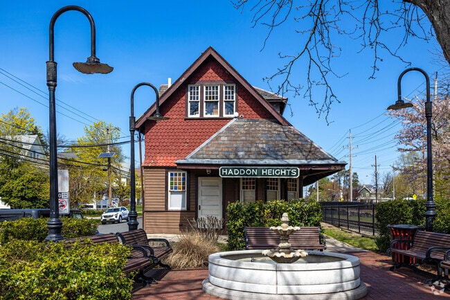 Haddon Heights Station is a well preserved historical landmark of the neighborhood.