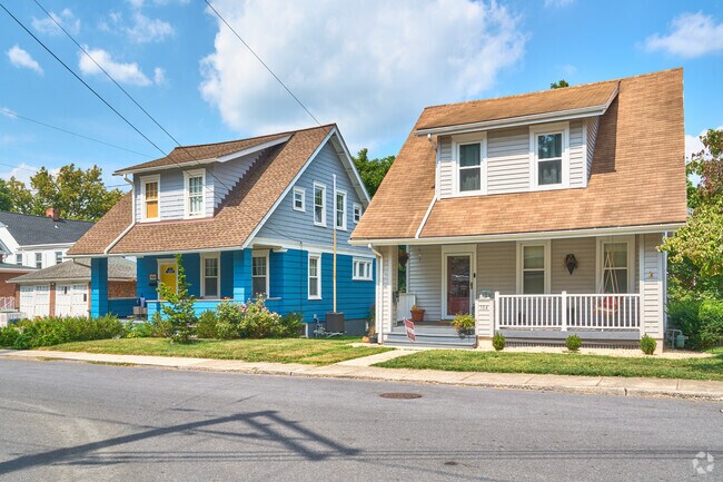 Hagerstown's North End offers high walkability with sidewalks and wide streets.