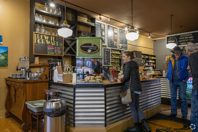 EB Coffee & Pub in Caledonia Township offers fresh brewed coffee in the morning and craft beers at night.