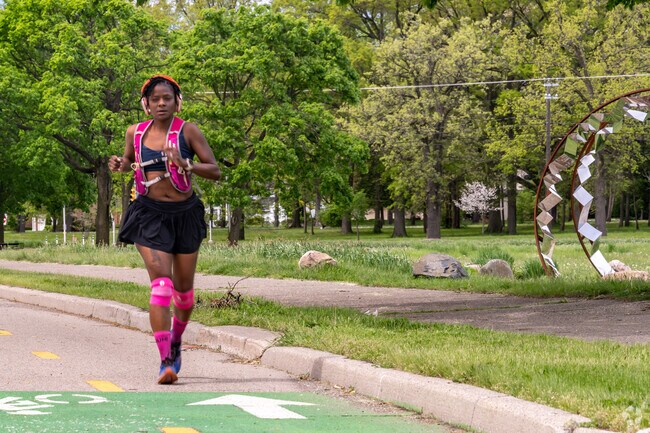 Run, walk, or bike along the new bike paths running down Warren Ave and through Chandler Park.