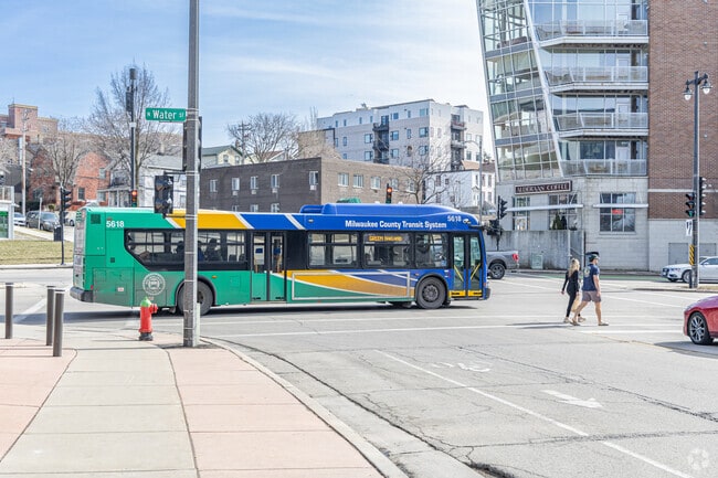 Hop on the bus to get anywhere you need to go in Milwaukee from Brewers Hill.