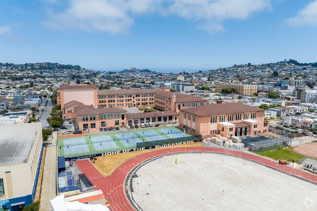 Balboa High School has a variety of athletic facilities that attract Crocker Amazon students.