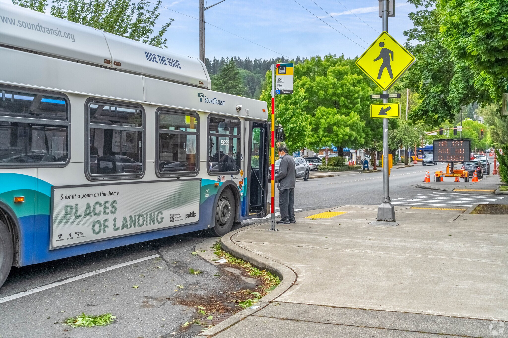 Gilman residents have plenty of public transportation options throughout the neighborhood.