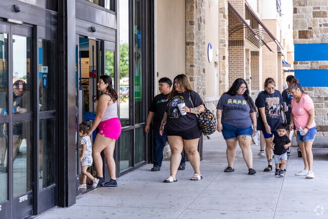 Families can shop at the Valley Town Ranch shopping center in New Caney